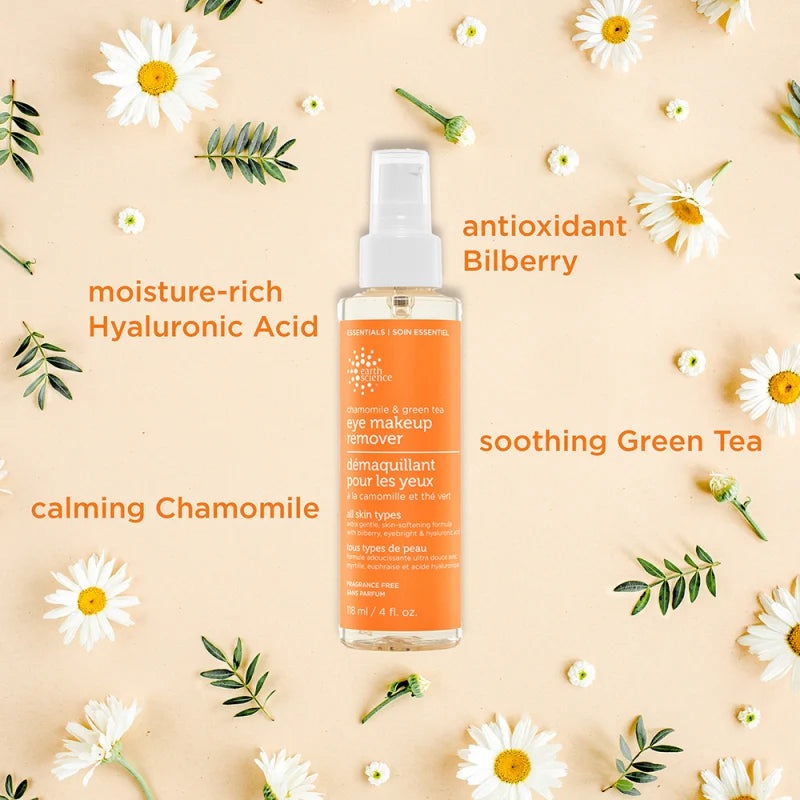 Earth Science Chamomile & Green Tea Eye Makeup Remover