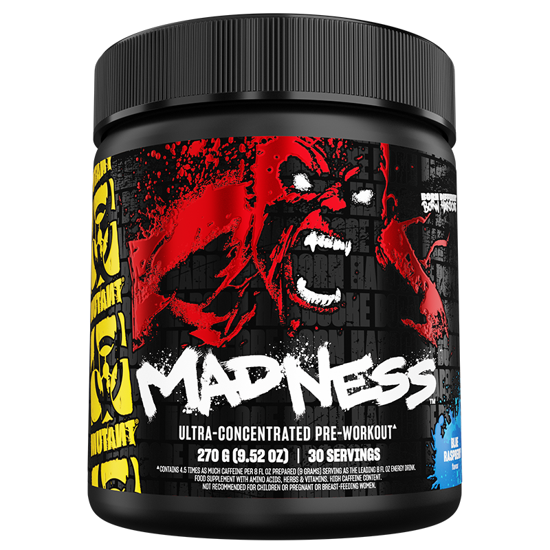 Mutant Madness Pre-workout Blue Raspberry