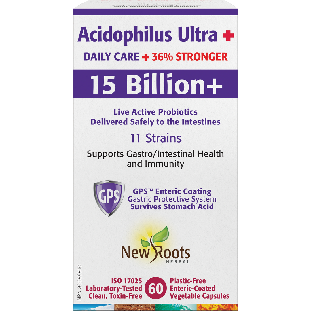 New Roots Acidophilus Ultra + 15 Billion+
