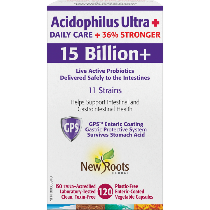 New Roots Acidophilus Ultra + | 15 Billion CFU Enhanced Support