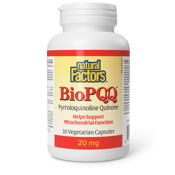 BioPQQ Pyrroloquinoline Quinone   20 mg Vegetarian Capsules