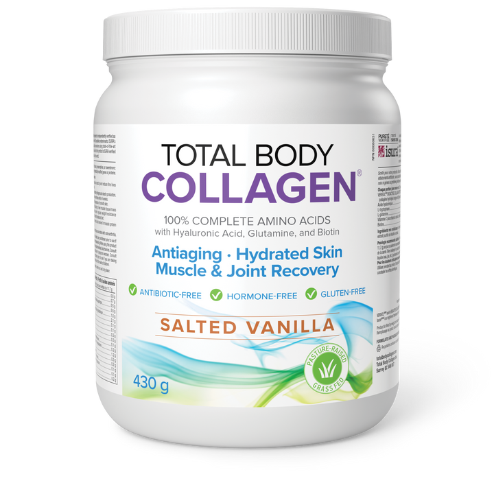 Natural Factors Total Body Collagen Salted Vanilla 430 g