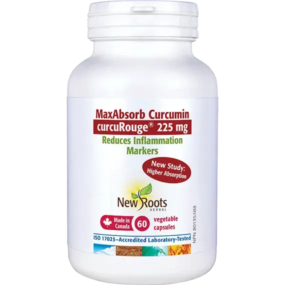 New Roots MaxAbsorb Curcumine curcuRouge® 225 mg