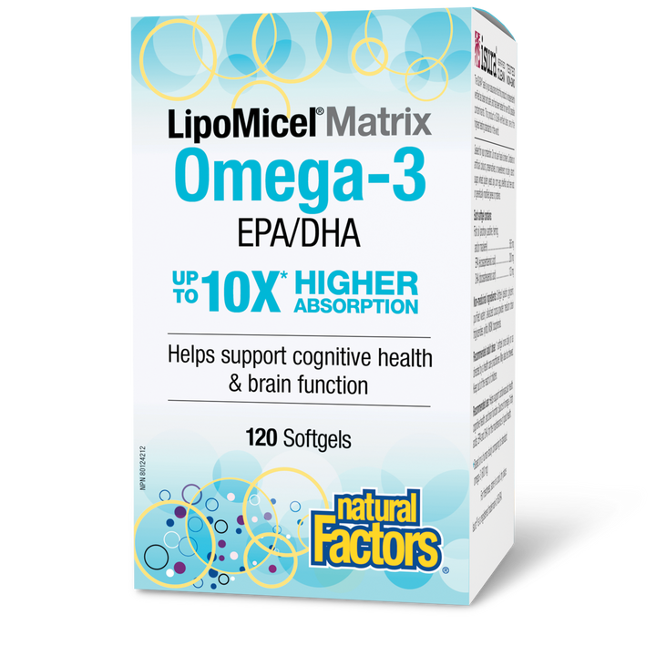 Natural Factors LipoMicel Matrix Omega-3