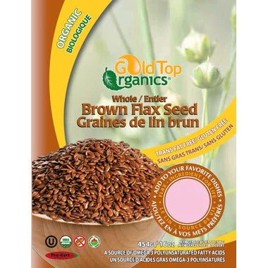 Gold Top Organics Whole Brown Flax Seed