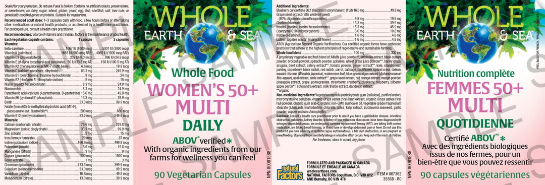Whole Earth & Sea Women’s 50+Multi Daily