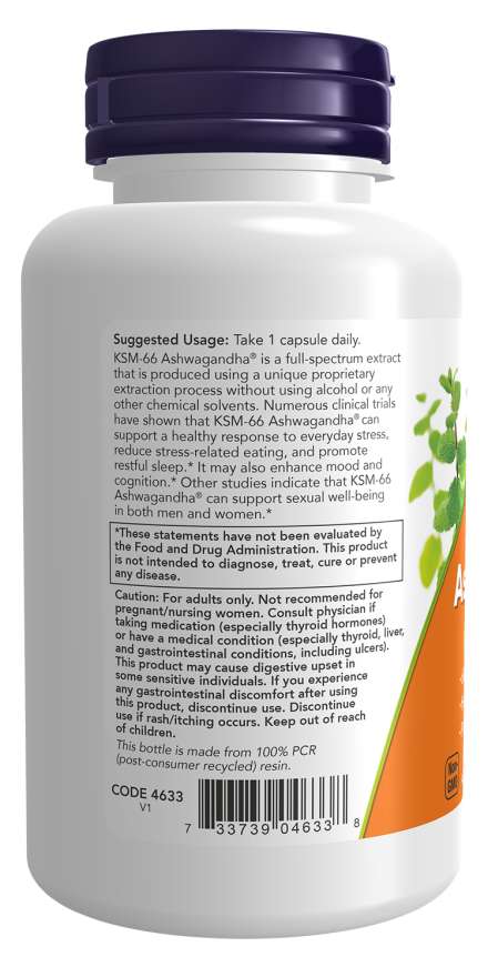 NOW KSM-66 Ashwagandha® Veg Capsules