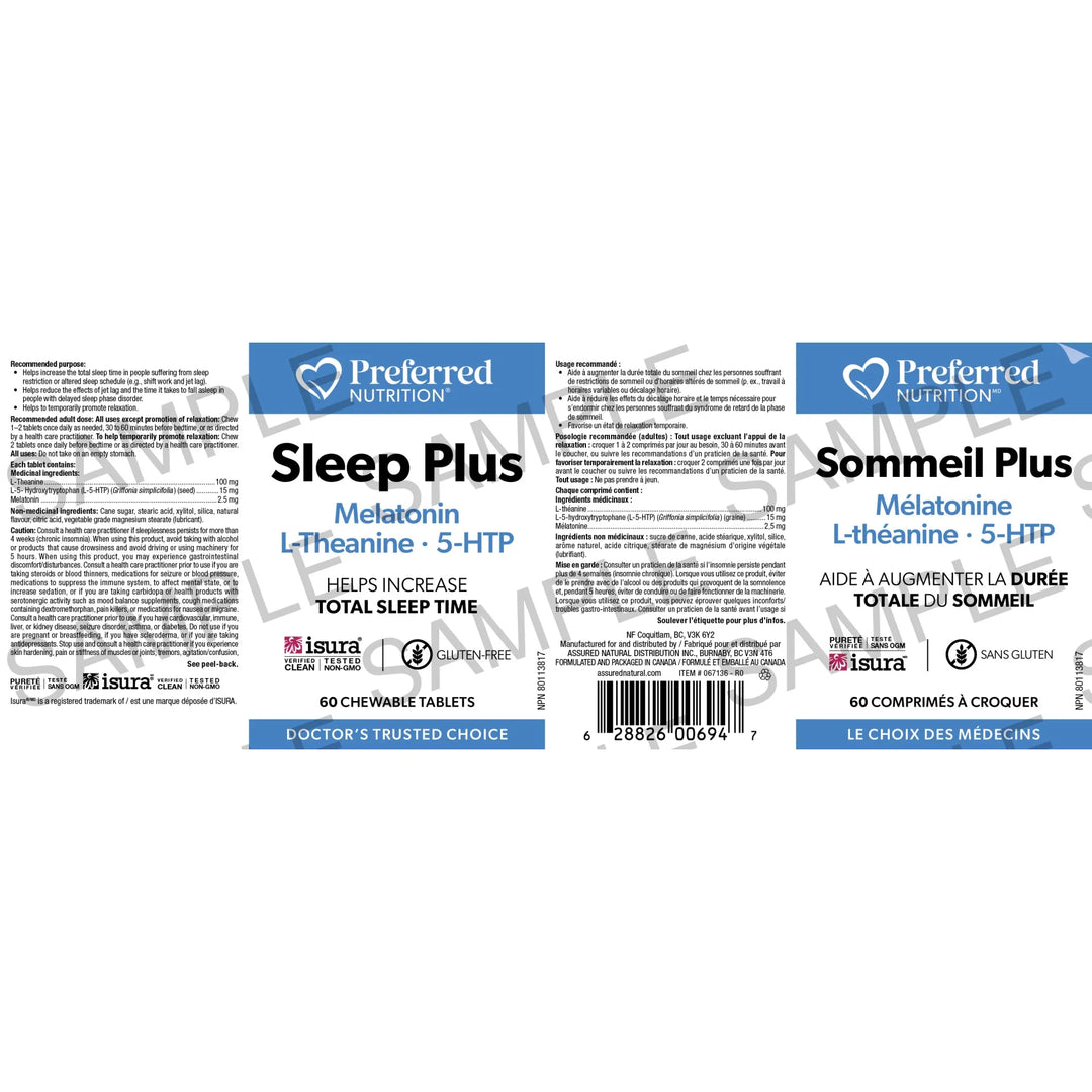 Preferred Nutrition®  Sleep Plus Chewable Tablets