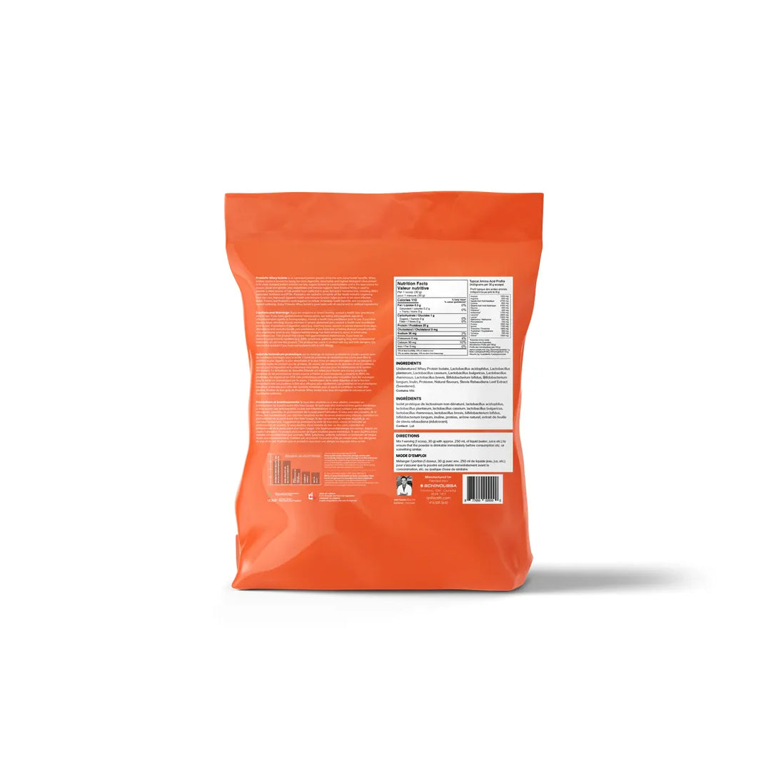 Schinoussa Probiotic Grass Fed New Zealand Whey Protein Chocolate Peanut Butter - 2.3 kg