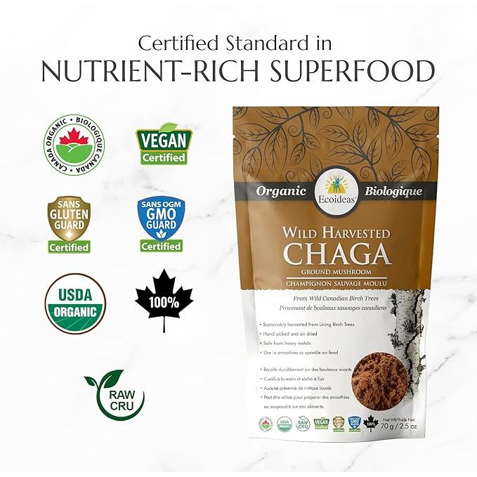Ecoideas Organic Chaga Ground
