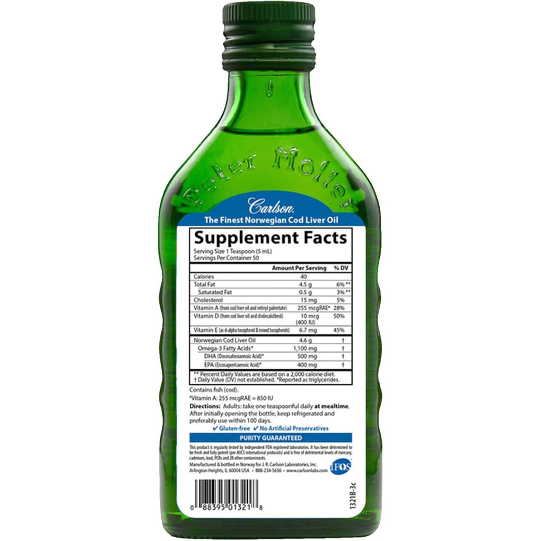 Carlson Norwegian Cod Liver Oil