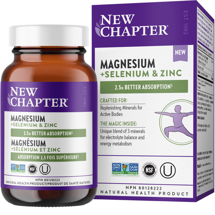 New Chapter® Magnesium + Selenium & Zinc