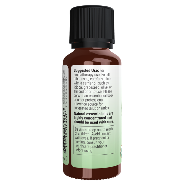 Huiles essentielles biologiques Now Organic Huile de romarin biologique