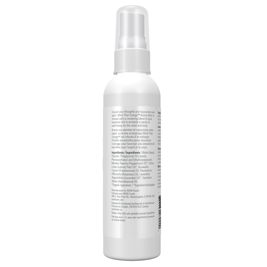 NOW  Mind That Energy™ Aroma Mist 237 ml