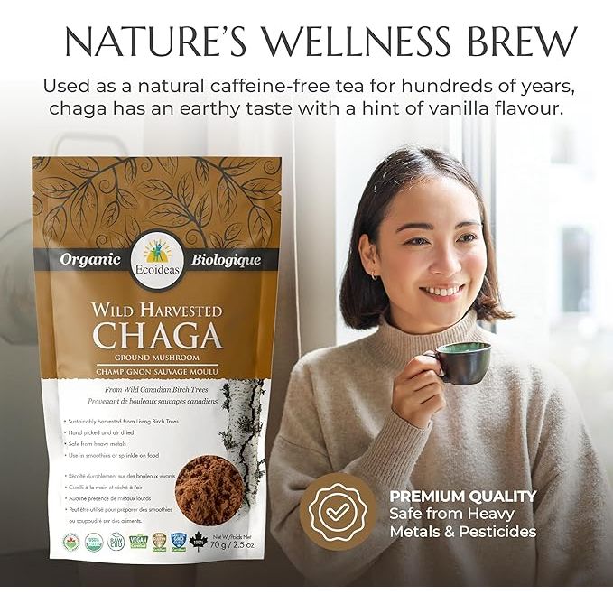Ecoideas Organic Chaga Ground