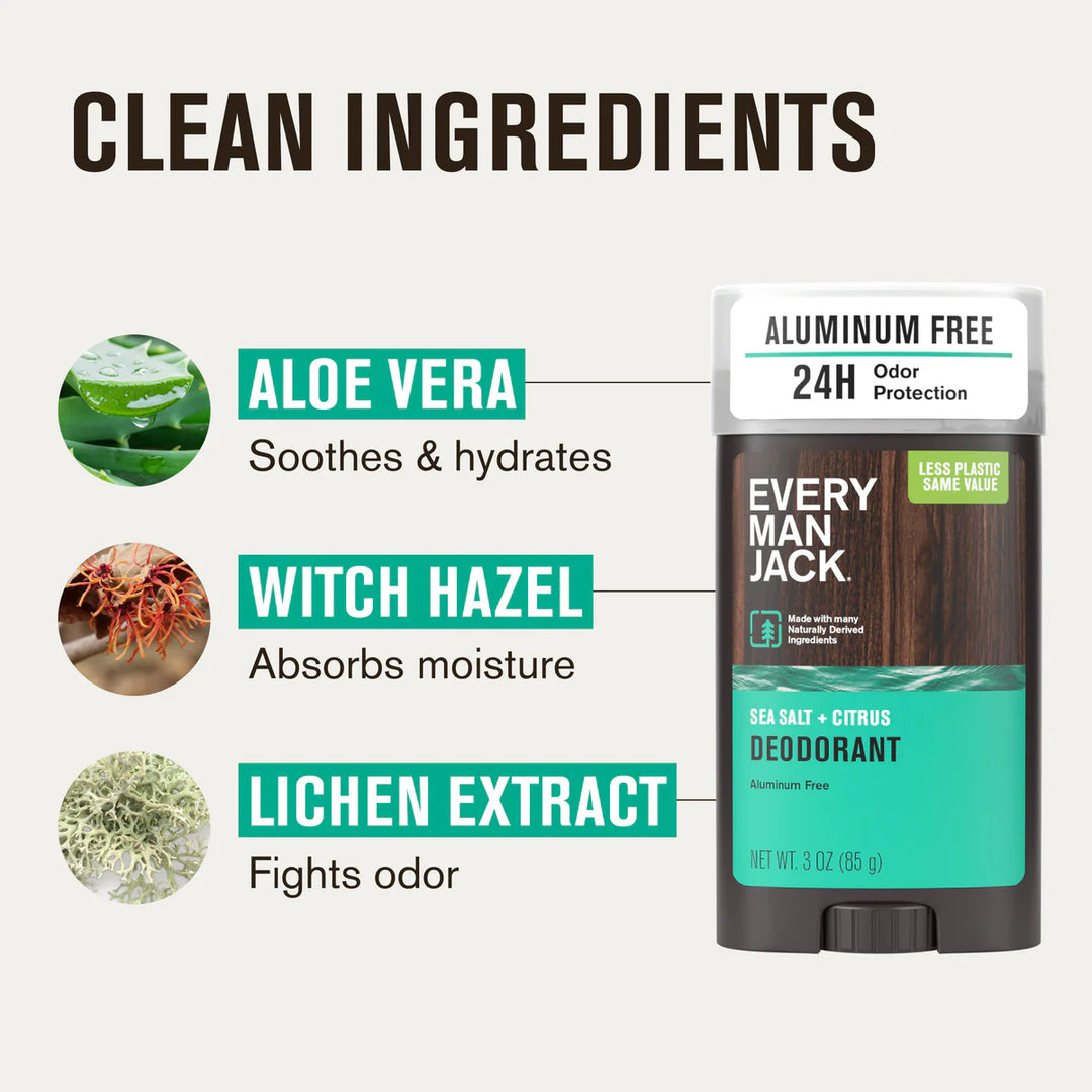 Every Man Jack Deodorant Sea Salt