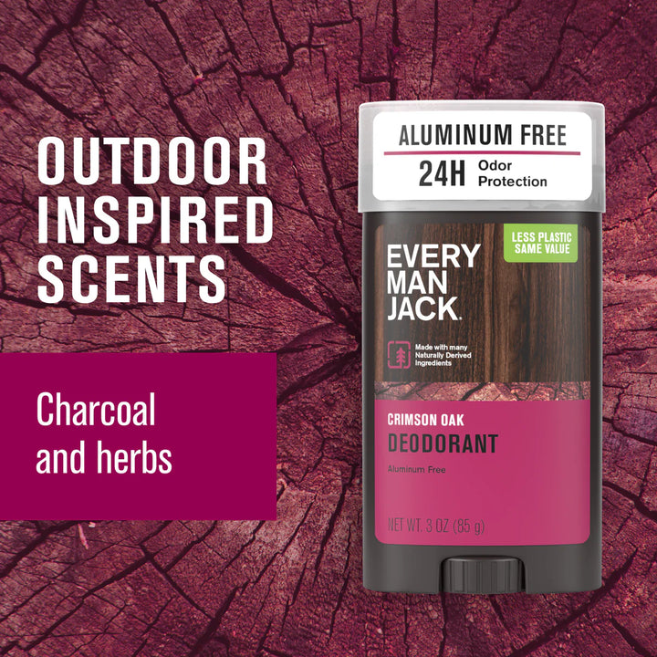 Every Man Jack Deodorant Crimson Oak