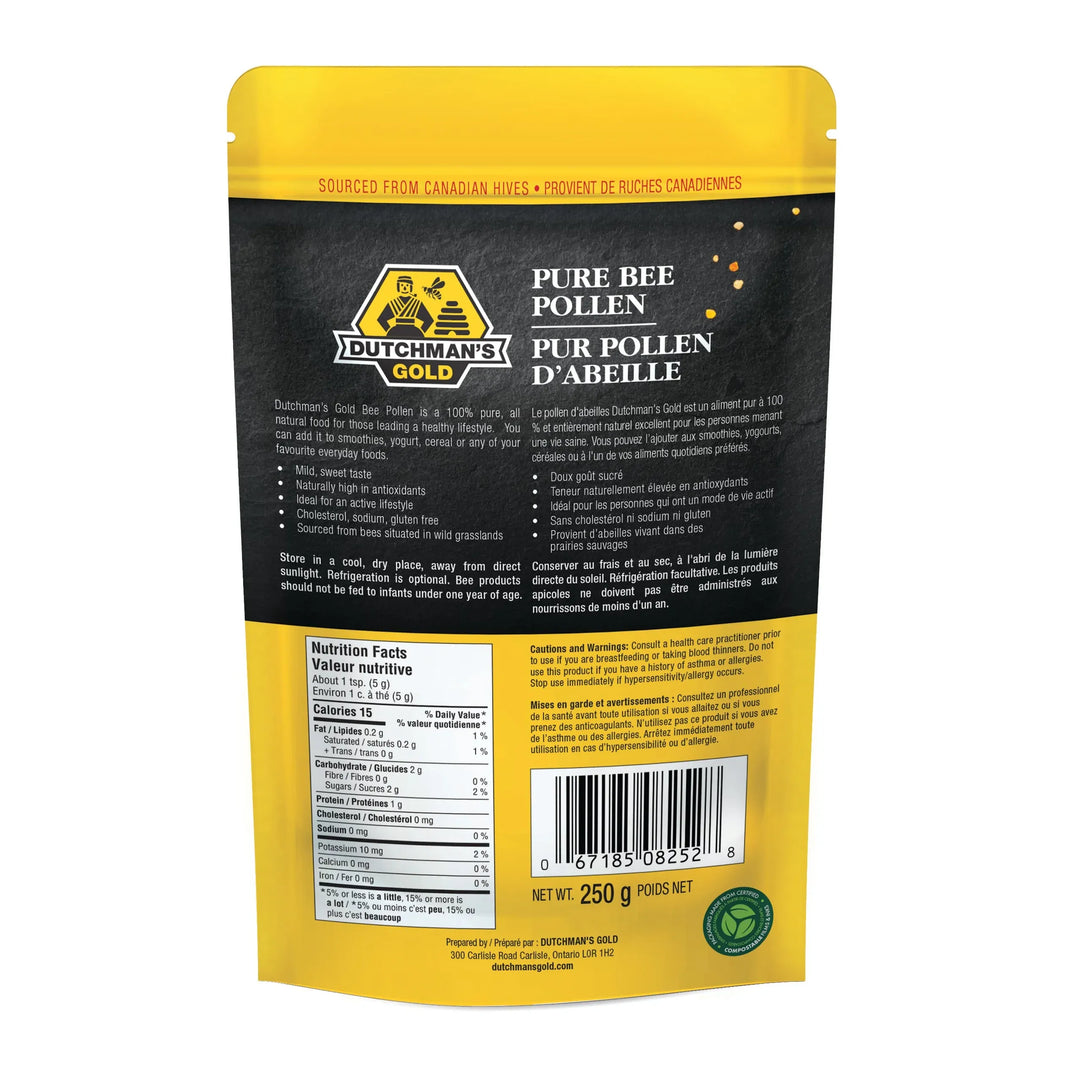 Dutchman's Gold Premium Canadian Bee Pollen Granules