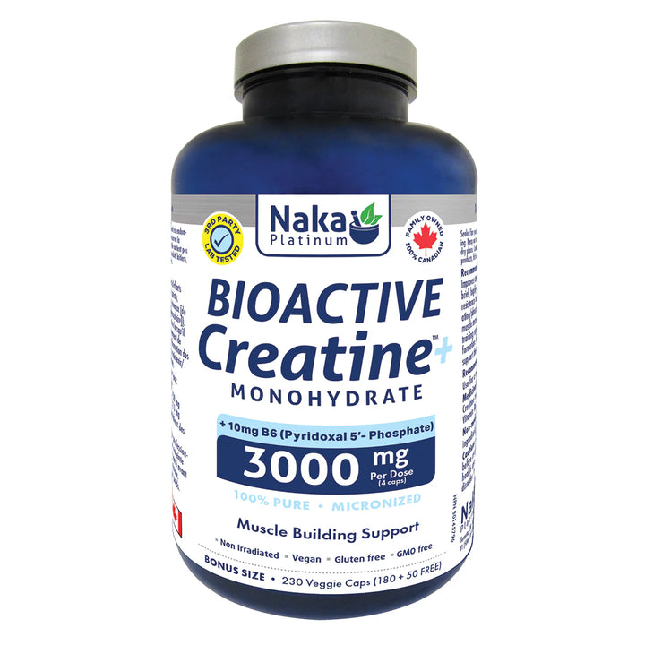 Naka Platinum BioActive Creatine + B6 Veggie Capsules