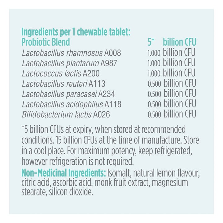 Genuine Health Advanced Gut Health Probiotic Kids Probiotic 5 Billion