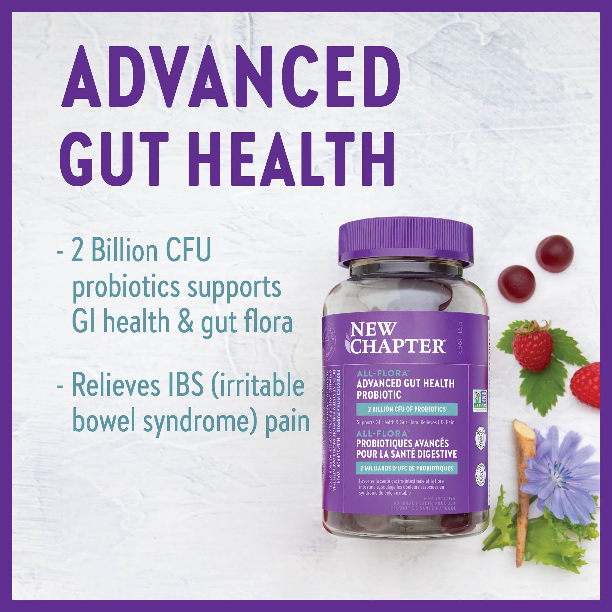 New Chapter All-Flora Gummies – Probiotic + Prebiotic – Healthtree