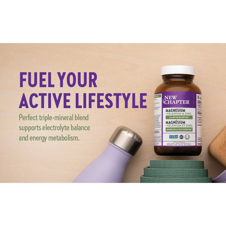 New Chapter® Magnesium + Selenium & Zinc
