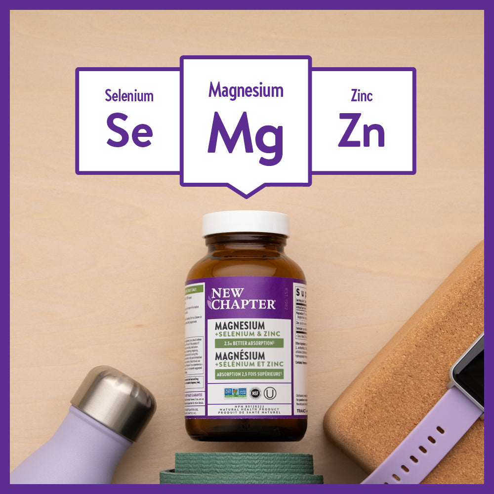 New Chapter® Magnesium + Selenium & Zinc