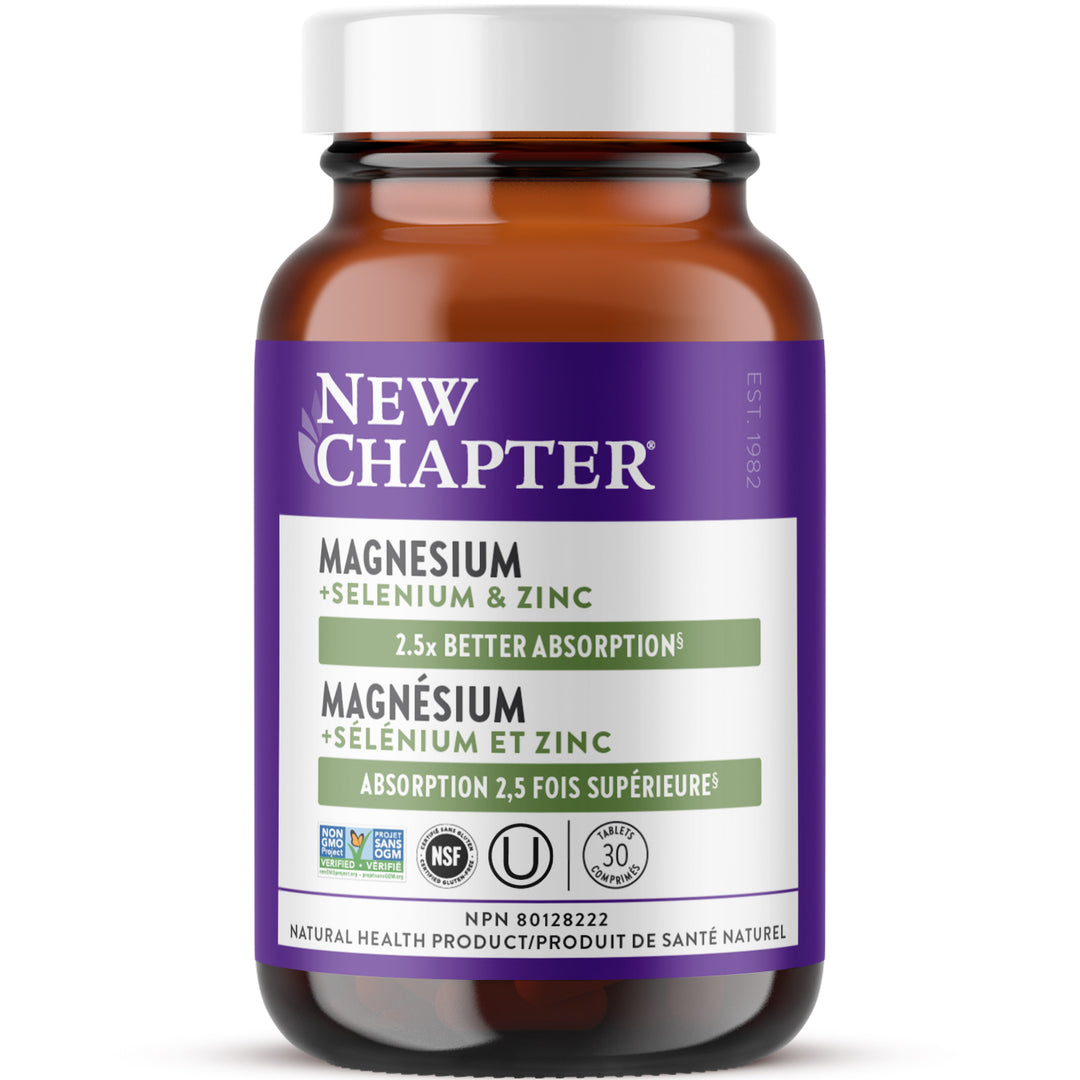 New Chapter® Magnesium + Selenium & Zinc