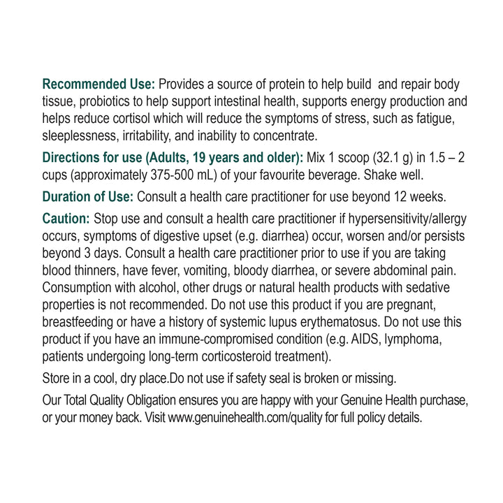 Genuine Health All-in-one, Natural Unsweetned