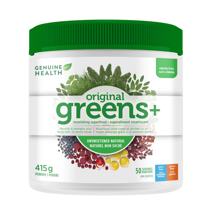 Genuine Health Greens+ Natural Unsweetned