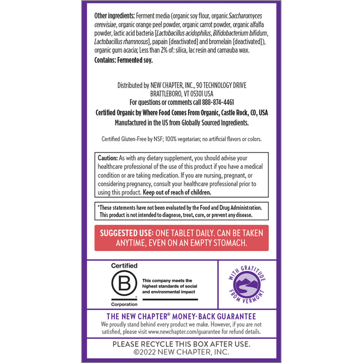 New Chapter®  One Daily Every Woman's Multivitamin 55+