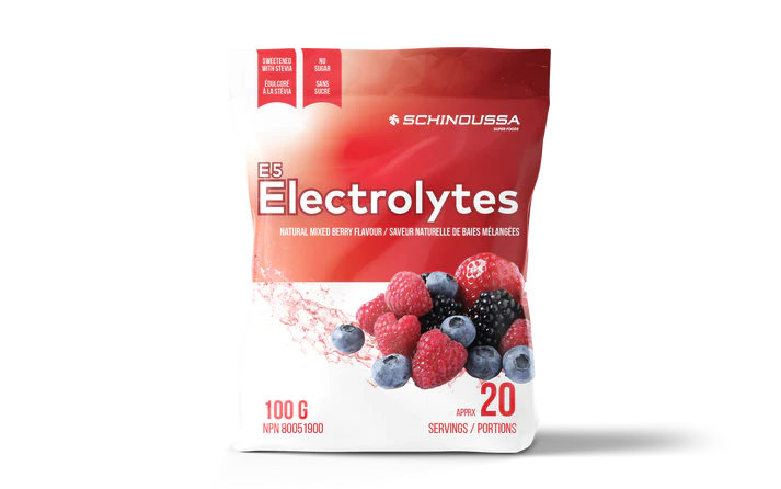 Schinoussa Superfoods E5 Electrolytes Mixed Berry Flavour