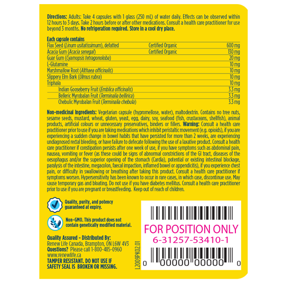 Renew Life FibreSMART® Capsules