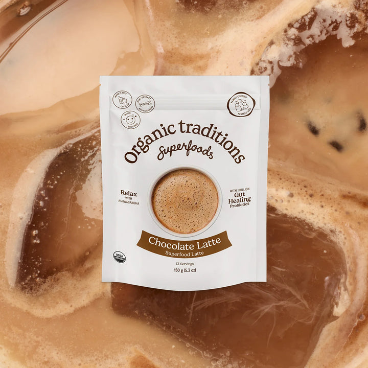 Organic Traditions Chocolate Latte With Probiotics