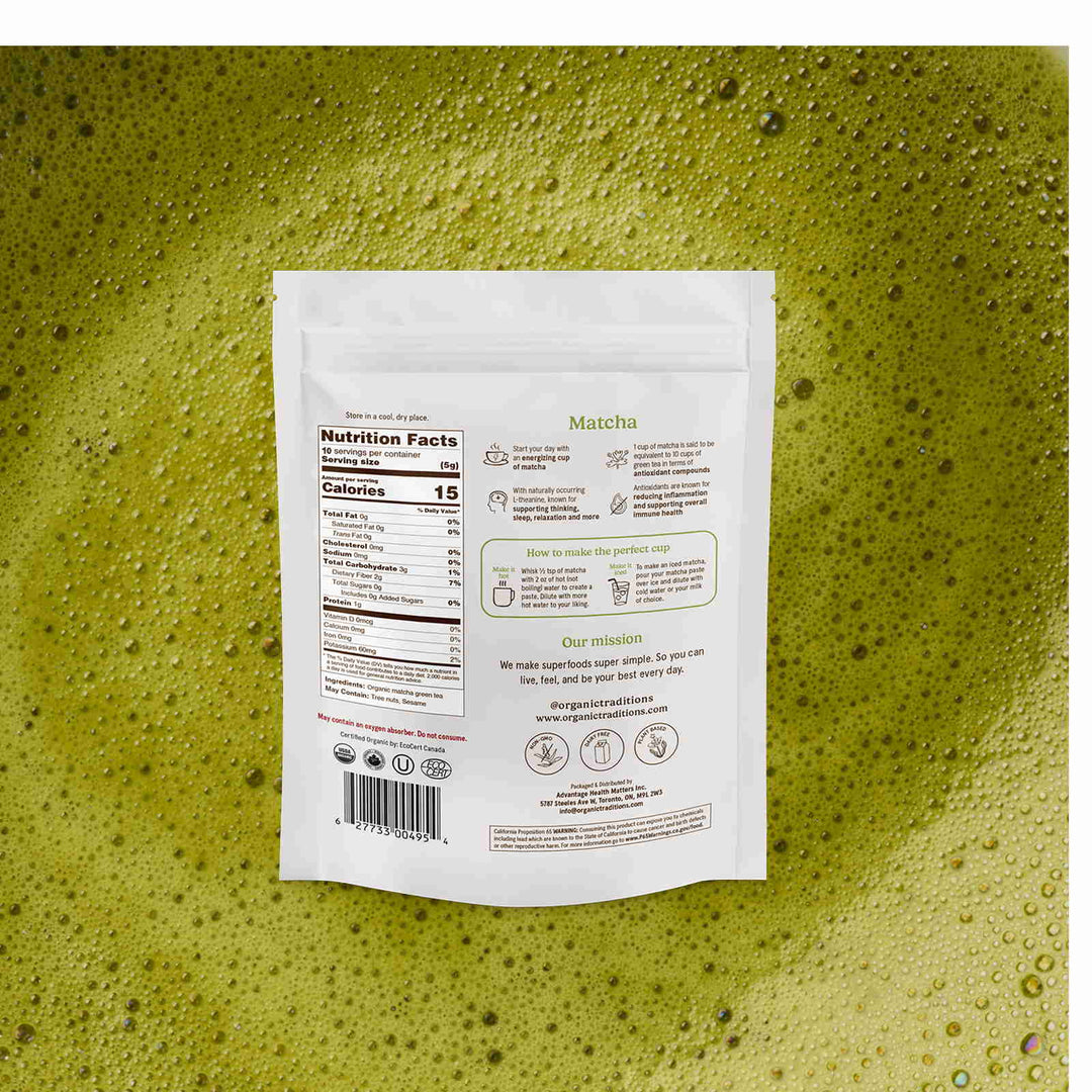 Organic Traditions Premium Matcha Tea