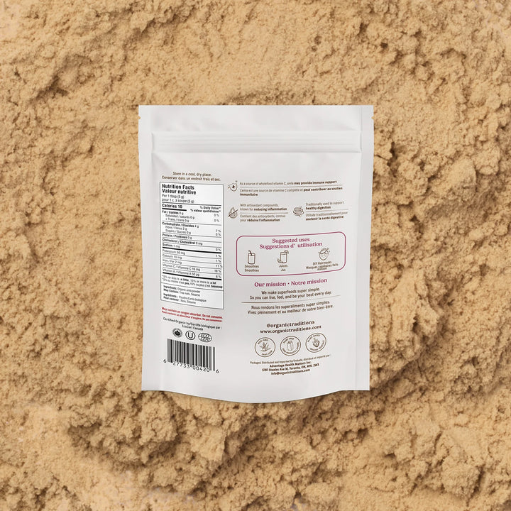 Poudre de baies d'amla Organic Traditions