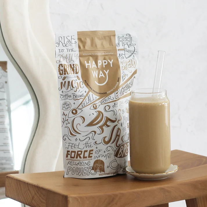 HAPPY WAY Coffee Whey Protein Powder | 500g