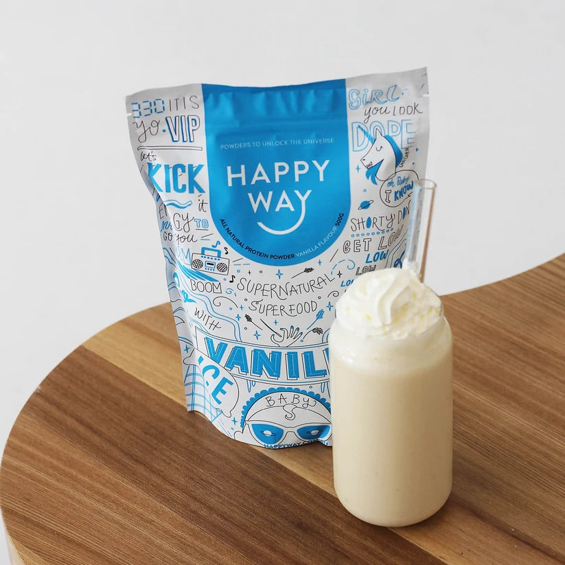 HAPPYWAY - Whey Protein Powder, Vanilla Flavour