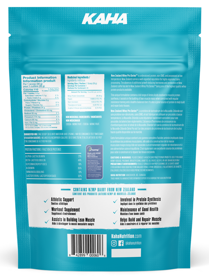 Kaha New Zealand Whey Concentrate, Dark Chocolate