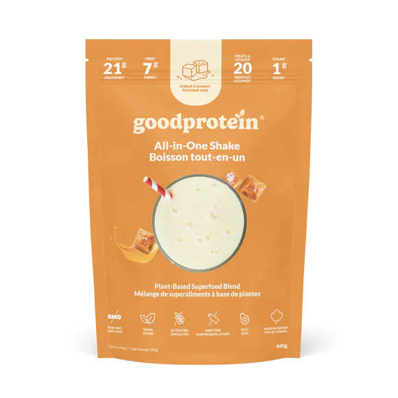 GoodProtein All-in-One Shake, Salted Caramel - 440 g
