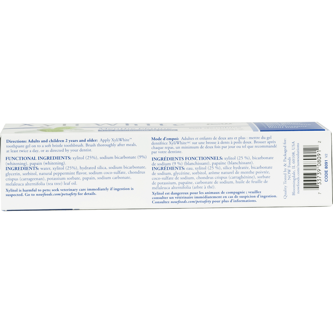 NOW Xyliwhite™ Platinum Mint with Baking Soda Toothpaste