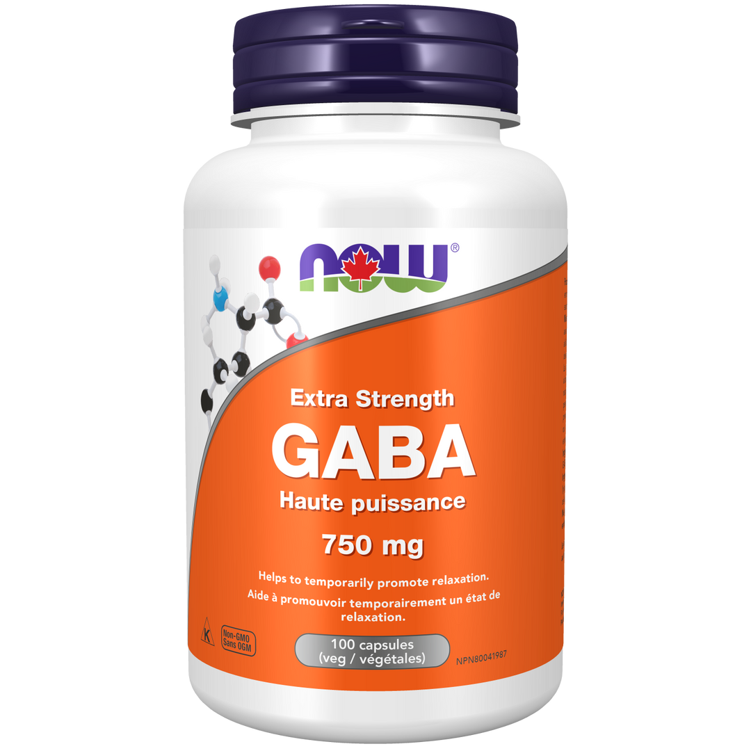 NOW® Supplements GABA 750mg