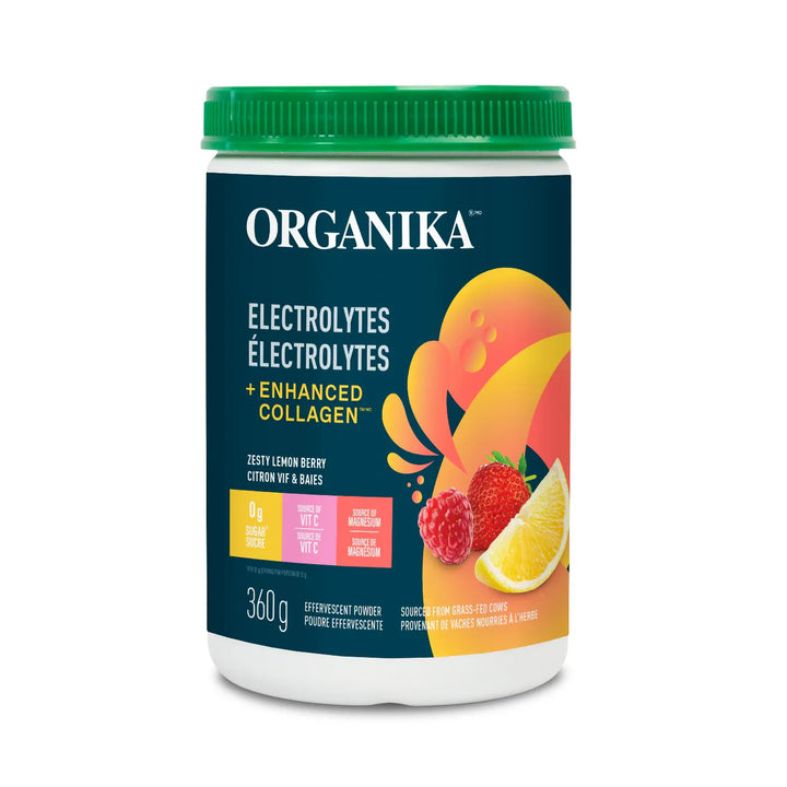 Organika® Electrolytes + Enhanced Collagen - Zesty Lemon Berry