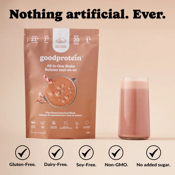 GoodProtein All-in-One Shake, Chocolate Fudge - 880 g