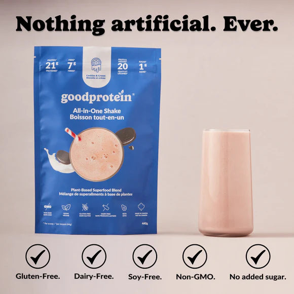 GoodProtein All-in-One Shake, Cookies & Cream - 880 g