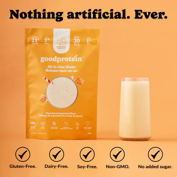 GoodProtein All-in-One Shake, Salted Caramel - 880 g