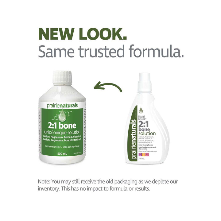 Prairie Naturals Liquid, Ionic Bone 2:1 Solution