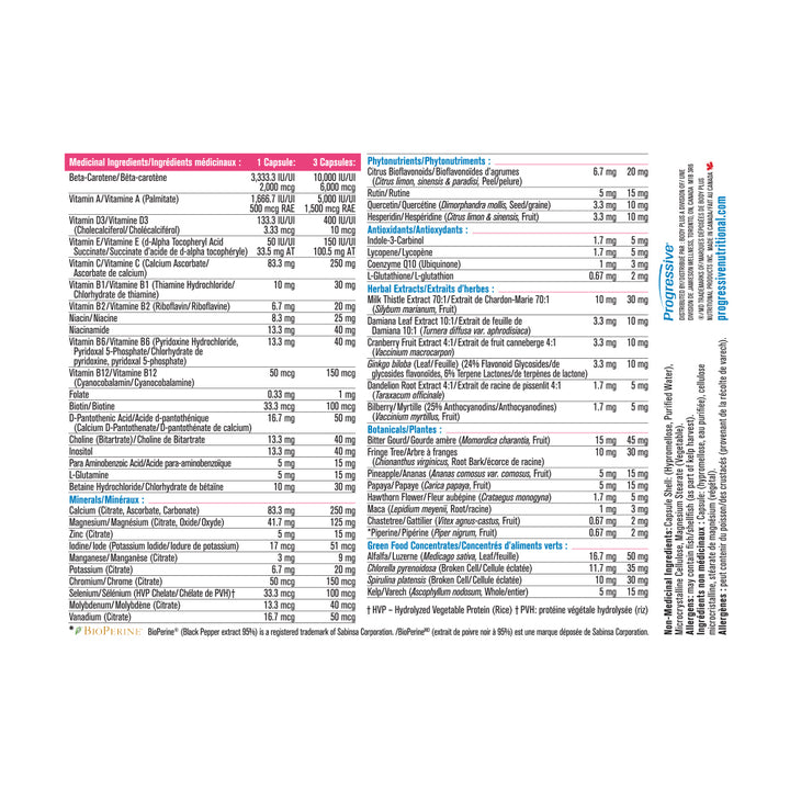 Progressive MultiVitamin for Women 50+