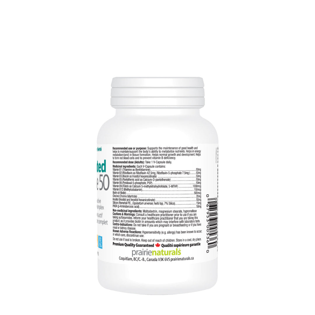 Prairie Naturals Activated B-Force 50 60 V-Capsules