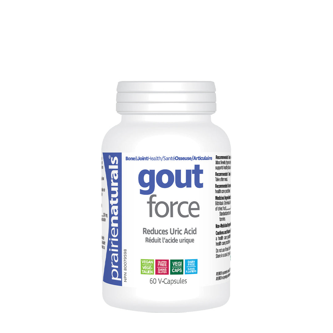 Prairie Naturals Gout Force 60 V-Capsules